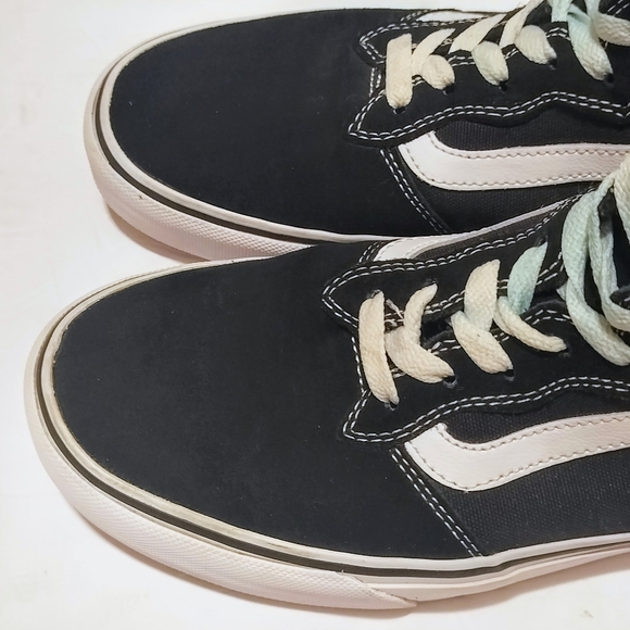 Vans Off The Wall 721454 Sk8 Hi Suede High Top Black Shoes Men's US 8 - Picture 8 of 12